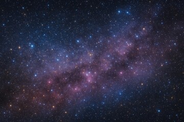 Wall Mural - vivid high-resolution cosmic starry sky with a glittering space scene