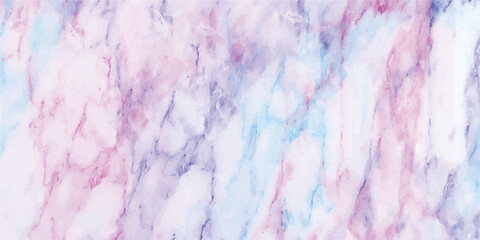Wall Mural - Pastel watercolor marble texture for backgrounds and decorative design elements featuring soft pink purple and blue hues ideal for modern aesthetics
