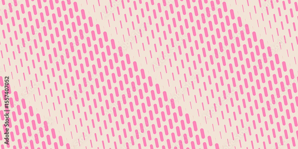 Vector halftone seamless pattern with diagonal dash lines, fading ...