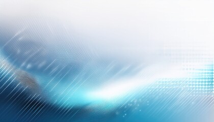 Wall Mural - abstract blue digital background with flowing lines, glowing dots, and modern technology design suit