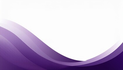 Wall Mural - abstract purple wave design with smooth gradient curves, soft modern background for digital projects