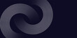 © Sakura - Abstract white glowing geometric lines on gray background. Modern shiny blue circle lines pattern. Futuristic technology concept. Suit for cover, poster, banner, brochure, header, website vector