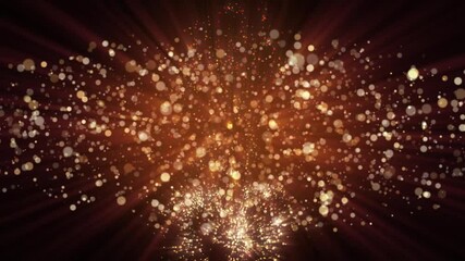 Wall Mural - abstract fantasy background shiny particles dust rays and energy flow loop