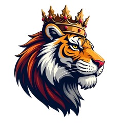  tatto tiger head vector mascot logo