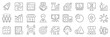 © vectorsanta - Startup and development icon set.Business icons. Outline icons collection. Vector illustration