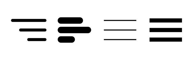Wall Mural - menu icon set. web menu icon. hamburger menu symbol