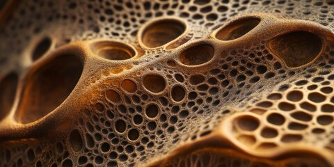 Sticker - macro shot of intricate, textured patterns with fine details and rich tones, perfect for sophisticat