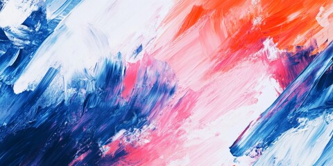 Sticker - painterly patterns with visible brushstrokes and layered textures, perfect for expressive, artistic 