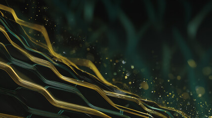 Wall Mural - background network points earth's surface wave background abstract digital wave background informati