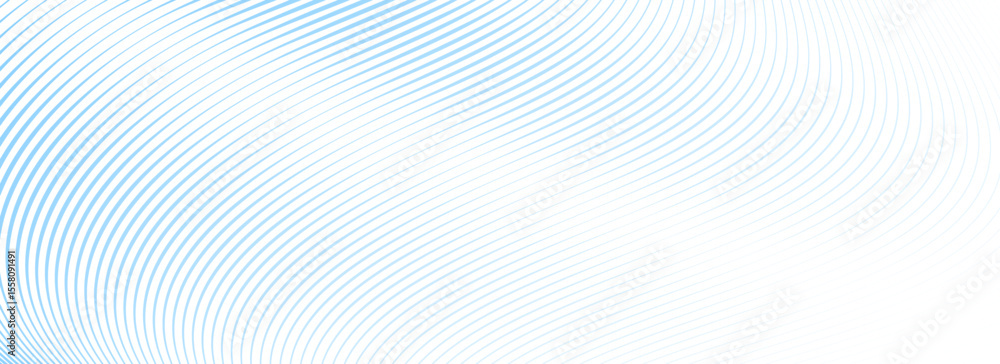 Light Warp Line Pattern Abstract blue wave line background. Light blue dynamic dash stripe ...