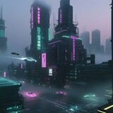 skycraper highway city