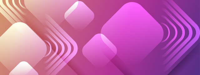 Wall Mural - abstract pink and purple geometric design suitable for backgrounds, art prints, digital marketing, s