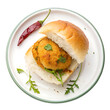 ©  Studio Png - Vada Pav with Chili and Cilantro