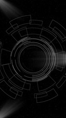 Wall Mural - cybersecurity digital information technology concept. polygon binary code connected on dark blue bac