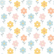 © KamArt Studio - Modern Flower Seamless Background for Wallpaper