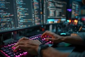 Coding developer programming software engineer computer science it technology keyboard code