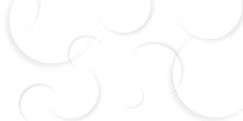 Wall Mural - abstract background with circle white abstract geometric background with soft light white paper circ