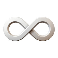 infinity loop symbol isolated on transparent background  