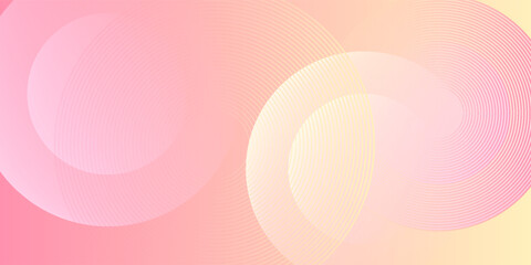 abstract background.modern.minimalist.pink and yellow gradations.circle effect.memphis.trendy .eps 1