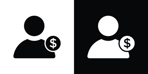 Personal loan icon vector design element vector eps 10