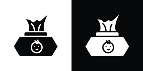 baby wipe icon vector design element vector eps 10