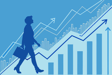 Creative Modern Finance Vector Background With Abstract Ch Illustration