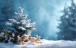 © Adobe Contributor - Winter Wonderland Snowy Christmas Tree Scene