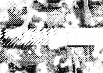 Wall Mural - grunge urban background. vector. textured banner . futuristic digital background. grungy effect . ab
