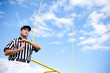 © Sean Locke - Referee: Ref Signals a Touchdown