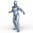 © tsuneomp - 男性サイボーグ　3DCGレンダリング