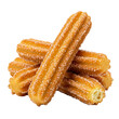 © Said Sbg - delicious sugar-coated churros isolated on white background