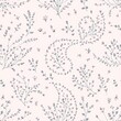 © SabsePahale - Floral Fabric Pattern: A seamless, charming pattern of delicate floral motifs, perfect for textiles and design projects, showcases an ethereal display of floral elegance.