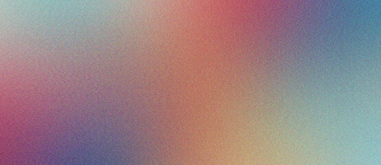Poster - silver, salmon and grey gradient clean grainy noise background for digital and print visuals