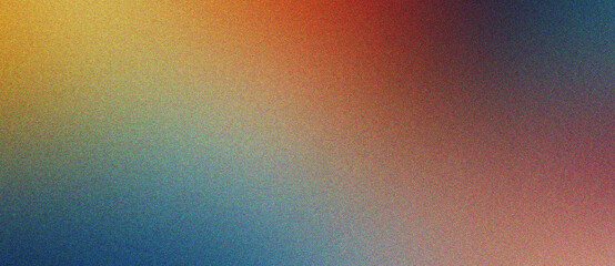 Poster - orange, periwinkl and peach gradient minimal grainy texture background for product branding visuals