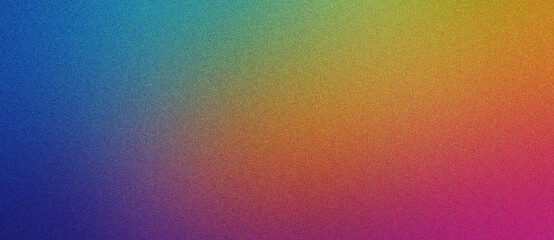 Poster - blue, coral and orange gradient minimal noise texture background for product presentations