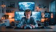 © Alam - Gamer in a modern gaming setup