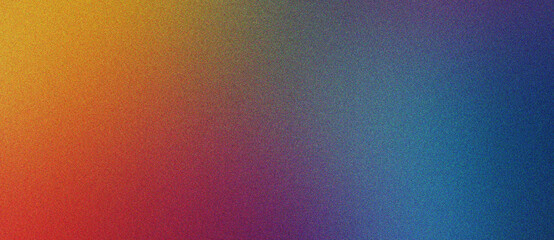 Poster - orange, lilac and cyan subtle gradient noise texture design