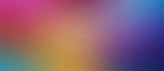 Poster - cyan, megenta and lilac premium gradient noise texture overlay for stylish digital visuals