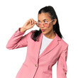 © Asier - Young Filipina woman in pink suit and pink sunglasses