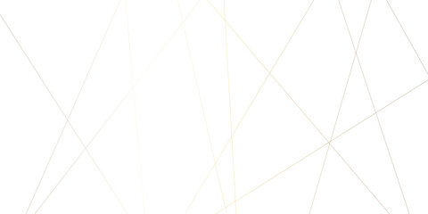 Wall Mural - seamless random geometric golden square lines pattern on a transparent background. realistic line ge