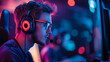 © Евгений Архипов - Esports athlete with biofeedback sensors