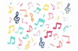 © Rawpixel.com - Music notes illustration symbols text.