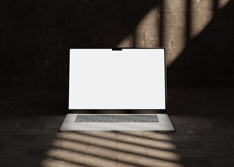 Wall Mural - responsive web design and website mockup, devices mock up, smartphone desktop tablet laptop template