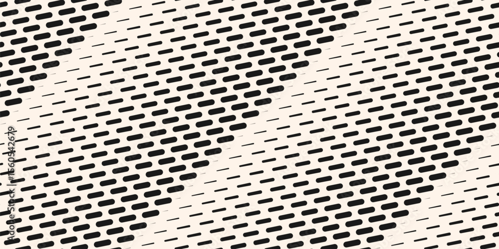 เวกเตอร์ Stock Vector halftone seamless pattern with diagonal dash ...