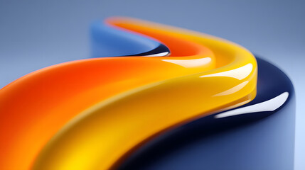 Wall Mural - dynamic fluid color gradient background, abstract kv main visual business ppt background