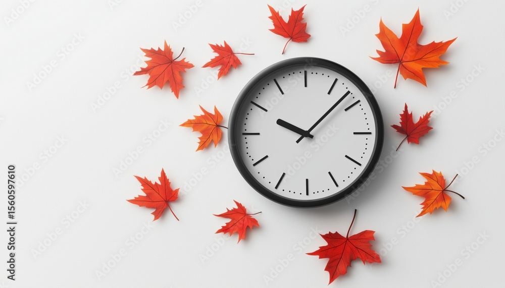 Autumn Composite Featuring Turn Back The Clock And Daylight Saving Time ...