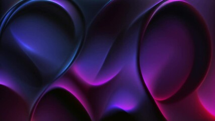 Wall Mural - Abstract fractal looped animation of pink, blue, and purple light gradient colors moving in fluid and abstract manner. The colors blend seamlessly, creating mesmerizing experience. Endless footage.