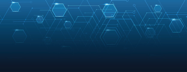 Wall Mural - abstract circuit board pattern technology concept background