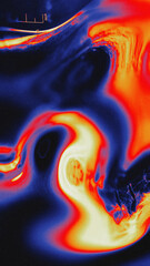 Wall Mural - trippy gritty abstract background. vibrant smeared gradients. blurry psychedelic wallpaper with acid