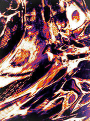 Wall Mural - trippy gritty abstract background. vibrant smeared gradients. blurry psychedelic wallpaper with acid